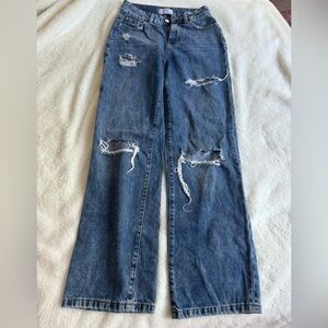 High rise Blue Jeans